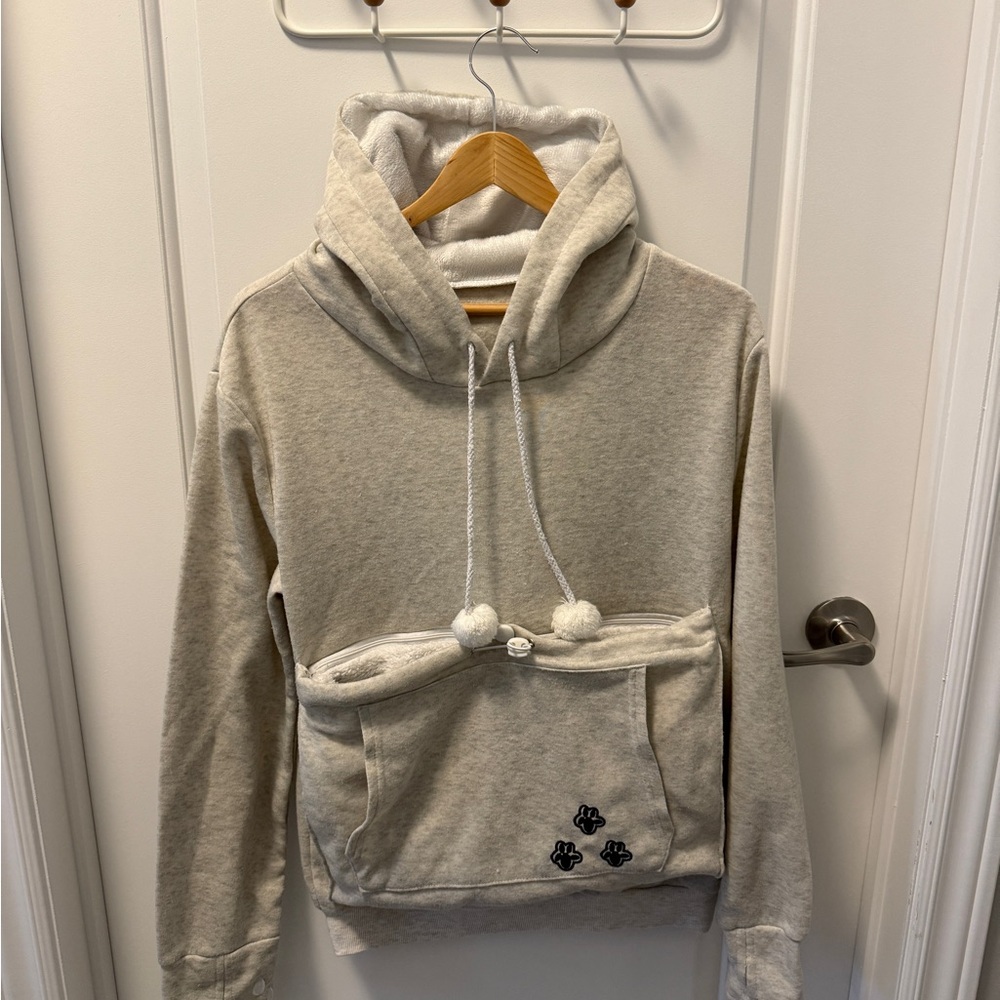 Unisex Hoodies Pet Holder Cat Dog Large Pouch Carriers Pullover